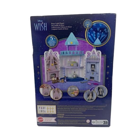 Disney Wish Rosas Castle Playset Dollhouse w/ 2 Posable Mini Dolls & Accessories - Picture 7 of 9